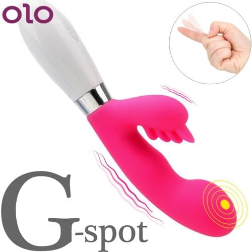 OLO Dildo Vibrators 36 Speed Barbed Dual Motor Vibration Clitoris Stimulator G-spot Massager Sex Toys for Women Sex Products
