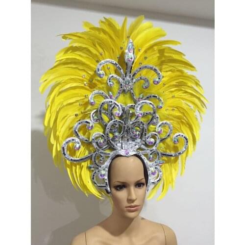 Lo spettacolo di danza copricapo di piume di accessori di abbigliamento La FESTA La Maschera IL Festival