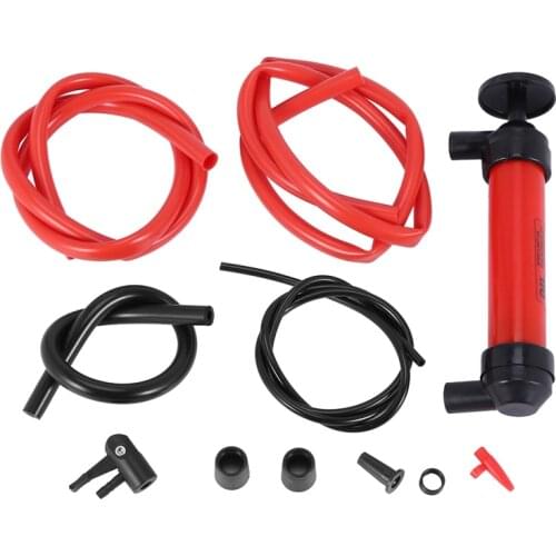 Multi-Purpose Siphon Transfer Pump Kit, with Dipstick Tube | Fluid Fuel Extractor Suction Tool for Oil, Gasoline, Water, Liquids