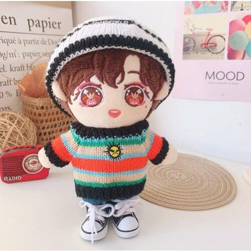 [MYKPOP]KPOP Dolls Clothes & Accessoiress: 3pcs Set for 20cm Dolls(without doll) KPOP Fans Collection SC21031412