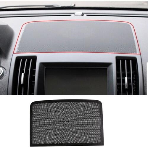 1pcs for Land Rover Freelander 2 2013-2015 Black Alloy Car Styling Car Dashboard Speaker Cover Trim Car Interior Accessories