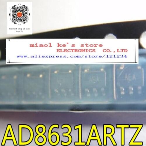 [5pcs/1lot]100%New original: AD8631ARTZ-REEL7 AD8631ARTZ AD8631ART - 1.8 V, 5 MHz Rail-to-Rail Low Power Operational Amplifier