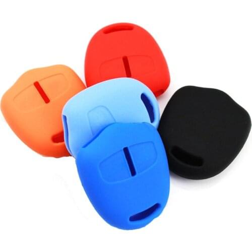 Silicone Key Cover For Mitsubishi Outlander Colt LANCER Grandis Pajero Sport Key Protection Cases Car Key Sticker 2 Buttons 1pc
