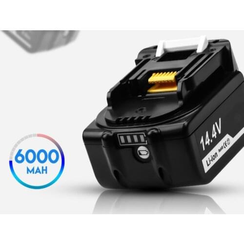 6000mah Li-ion Battery Replacement for Makita 14.4v BL1430B