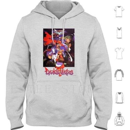 Darkstalkers-Vampire Savior-Dark Stalkers 3 Hoodie Long Sleeve Darkstalkers Dark Stalkers Vampire Savior Vampire Hunter