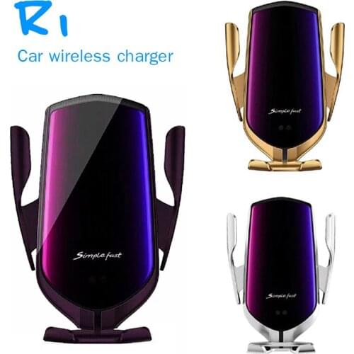 Vehicle Gravity Mobile Phone Universal Car Bracket Wireless Charger Automatic Clamping Fast Car Charging Phone Holder