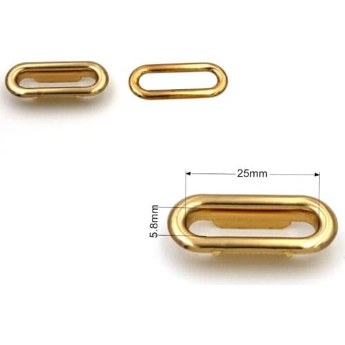 1000pcs Inner 25mm Metal Eyelets Grommet ,Oval eyelet