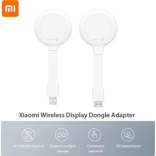 Xiaomi Wireless Display Dongle Adapter Casting Adapter TV Stick 1080P HD 2.4G 5G WiFi Streaming Video Receiver for Google Home