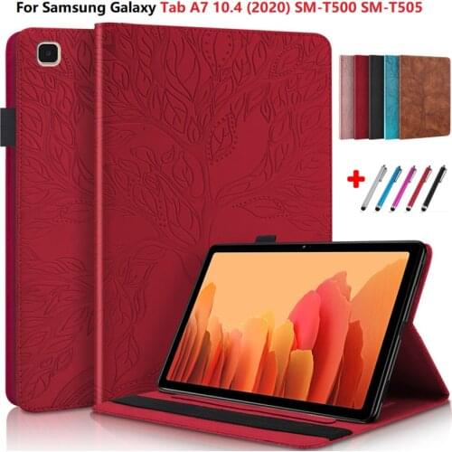 Wallet Stand Cover For Funda Samsung Galaxy Tab A7 10.4 T500 T505 T507 Case Leather TPU Tablet For Galaxy Tab A7 A 7 2020 Case