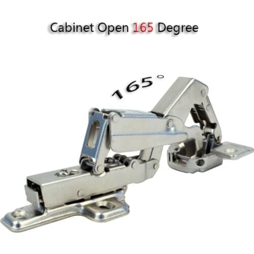 2 PCS A PACK UKE 165 Degree Hydraulic Hinge Soft Closing Door Hinge Safety Damper Buffer For Cabinet Cupboard Furniture