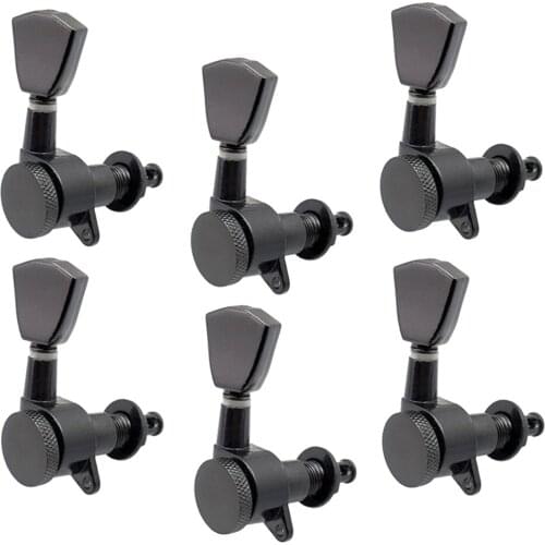 6Pcs Right Guitar Machine Heads Knobs Electric Guitar String Tuning Pegs