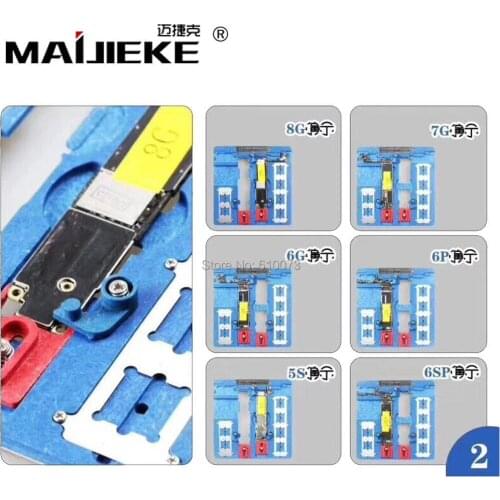 MAIJIEKE Phone Repair Fixture for iPhone 5s 6 6s 7 8 plus Repair Motherboard Fixture CPU Chip Repair Tools PCB Holder jig