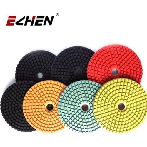 Diamond Polishing Pad Set Granite Marble Concrete Stone Tile Wet Dry For Tiles
