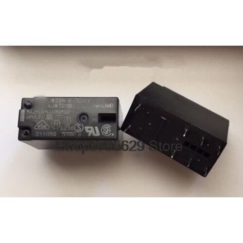 Original 5Pcs/Lot JW2SN-B-DC12v AJW721181 JW2SN-B JW2SN-B-DC12 12VDC 8 Relay