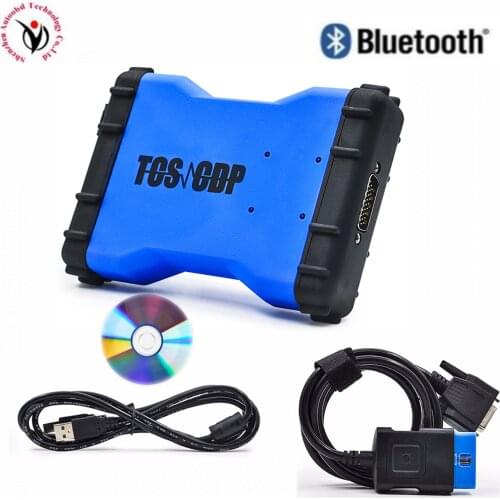 NEW Colour VD DS150E CDP vd tcs cdp for delphis with usb bluetooth obd2 scanner tool 2017.R3 2016.R0 keygen car truck diagnostic