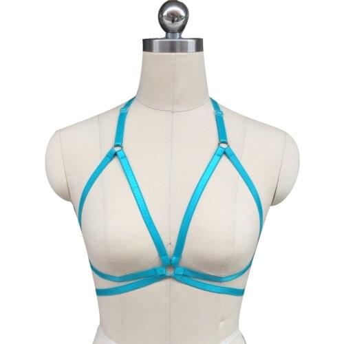 Wonen Serenity harness cage Gothic Harajukuad just body harness medias rave wear bondage harness sexy harness bra