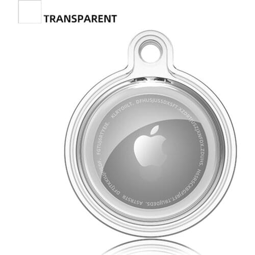 Clear Soft TPU Case For Apple AirTags Cover Anti-Lost Holder 360 Full Front Back Protective Shell Shockproof Pet Kid Dog Cat