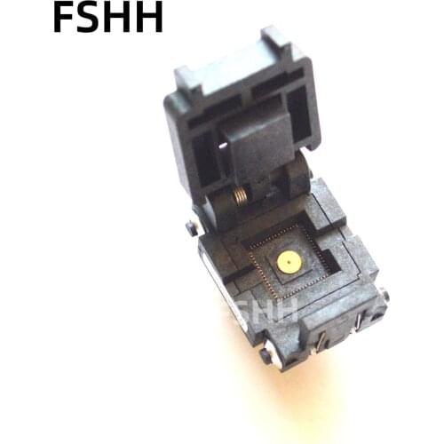 IC TEST Pitch=0.5mm Size=9x9mm DFN64 QFN64 MLF64 WSON64 ic test socket 64QN50S19090-D scoekt