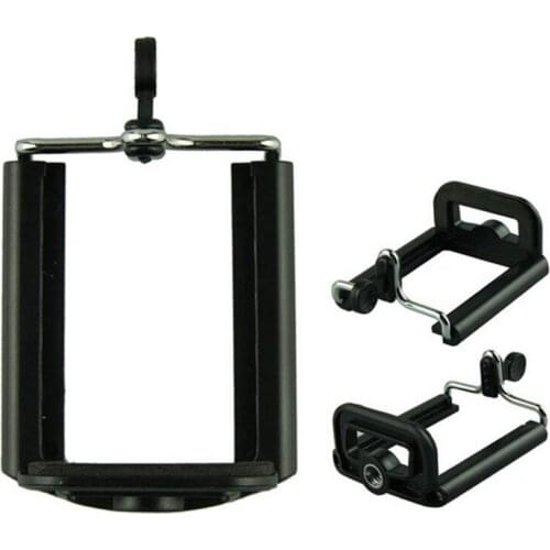 Phone Tripod Stand Universal Mobile Phone Clip Holder Mount Bracket Adapter for Smartphone Camera Cell Mount Adapter Monopod