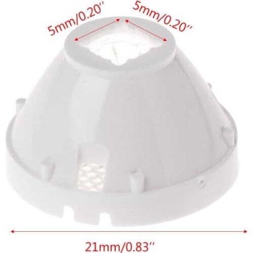 Led xml2 cree xml 1 piece, led xhp50 lens 5050 21mm white support 10/25/45/60 led lens in degree / collimator reflector