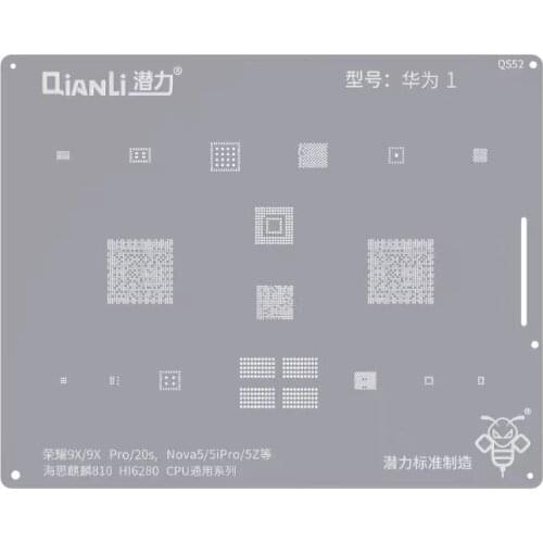 Qianli CPU Reballing Stencil For For Huawei Honor 9X Pro 8X 20i 10 20 lite P30 Mate 7 8 9 10 20 Pro Nova 2S P7 P8 P9 Lite G7 G8X