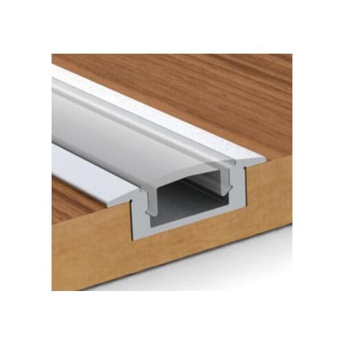 Flush Mount Aluminum LED Fixture Profile Channel Housing Strip Lights, 1m/3.3 feet, 10m/lot, Free Shipping