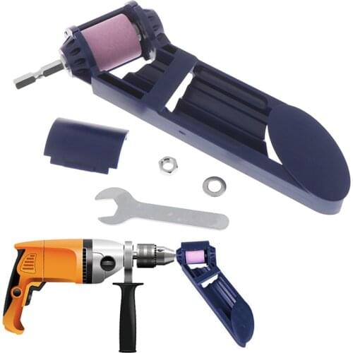 1 Set Drill Bit Sharpener Corundum Grinding Wheel for Grinder Polishing Drill Bit Sharpener Kit