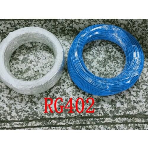 200M RF 0.141" RG402 Coaxial Cable Connector Semi-rigid Flexible RG-402 Coax Pigtail