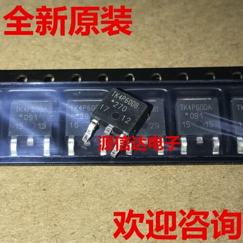 5PCS The new TK4P60DA 4P60 TO-252 N trench 600V 3.5A MOS field effect transistor is in stock