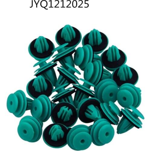 50pcs Auto Car Door Fender 6mm Hole Push Plastic Rivets Retainer Clips Black