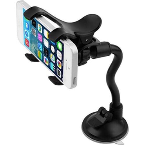 80% HOT SALES!!! Universal Rotating Flexible Pipe Cell Phone Holder Car Windshield Sucker Mount for GPS