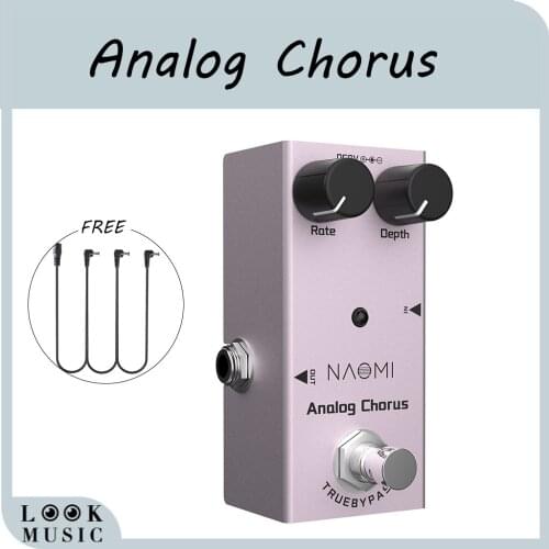 Analog Chorus Electric Guitar Effect Pedal Mini Single Chorus Effects With Free 1 To 3 Daisy Chain Effect Pedal
