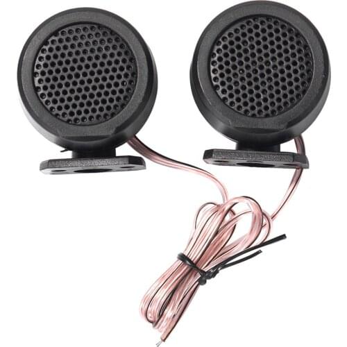 Car Dome Tweeter High Frequency Black Car Speaker Universal Loudspeaker Loud Speaker 12V Super Power Audio Sound