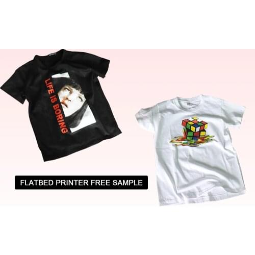 Colorsun free sample for A4 A3 size flatbed printer dtg printer for printing t shirt