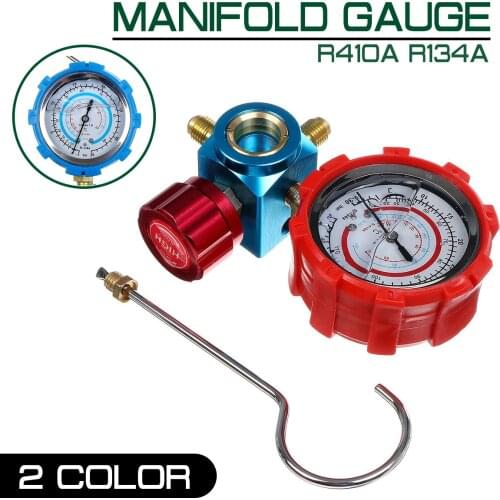 Manifold Digital Pressure Gauge Manifold Gauge Refrigerator Car Refrigerant High/Low R410a R134a Refrigerant Filling Device