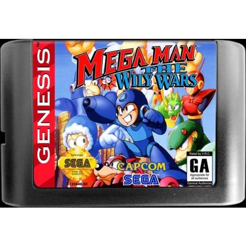 Genesis Game : Mega Man The Wily Wars ( USA Version!! )