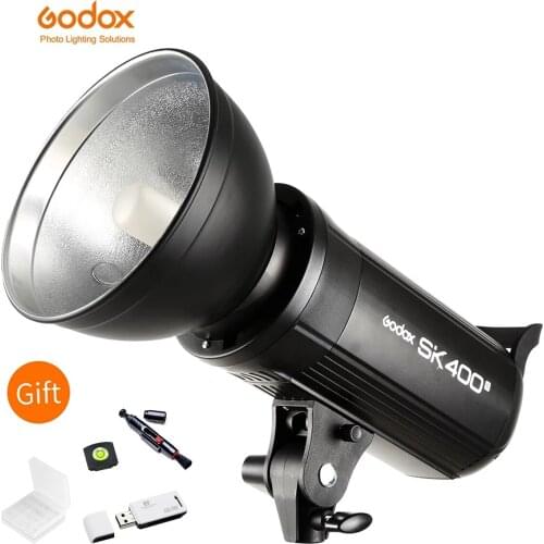 Godox SK400II Flash da Studio 400Ws GN65 con Built-In Godox 2.4G Senza Fili X Sistema Offre Scatto Creativo
