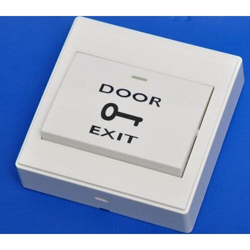 Release Door Exit Button with Backup tool, Easy Open Release button, For Access control system use