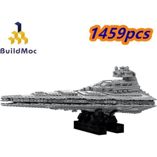 MOC-48106 Space War DIY Cruiser Imperial Troop Transport Building Blocks Star Space Wars Action Assembly Toys Bricks