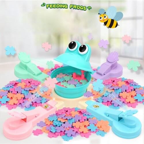 Brain Board Games Feeding Little Frogs Casual Parent-child Educational Interactive Toys