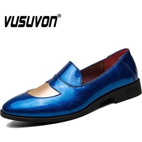 Men Leather Fashion Shoes Low Heels Dress Shoes Spring Autumn Boating Shoes Male Casual Vintage Classic Men Loafers Size 38-48