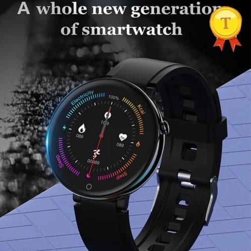 New arrival Fashion Round Touch Screen Smart Watch man woman Notifications ip67 Smartwatch Heart Rate Fitness Tracker bracelet