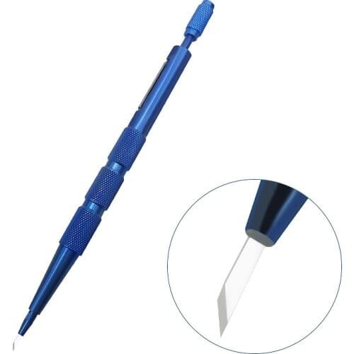 Double edge blade Sapphire Keratome blades Ophthalmic knife eye Instruments 1set