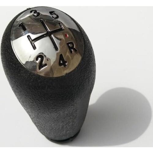 By DHL/Fedex 200pcs Black 5 Speed Car Gear Stick Shift Knob Handle Head for Renault Clio III MK3 Megane Scenic II MK2