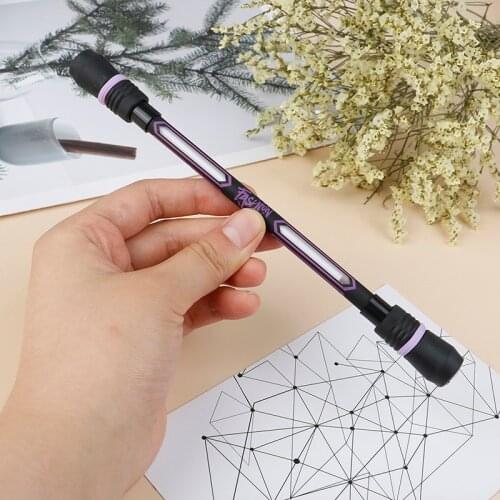 Spinning Pen Creative Random Flash Rotating Gaming Gel Pens for Student Gift Toy