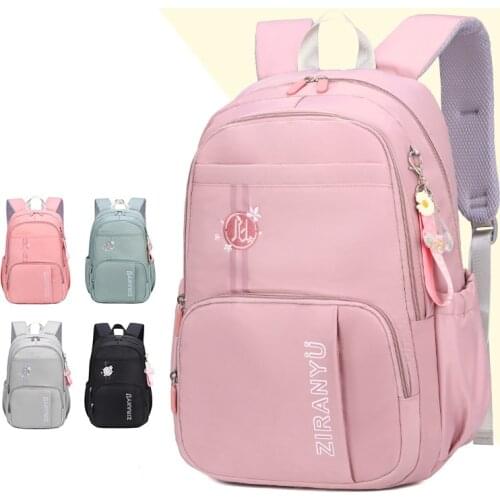 Backpacks For Girls Teenagers Junior School Student Backpack Children Girl Primary School Bags Pink Casual Shoulder Bag Knapsack