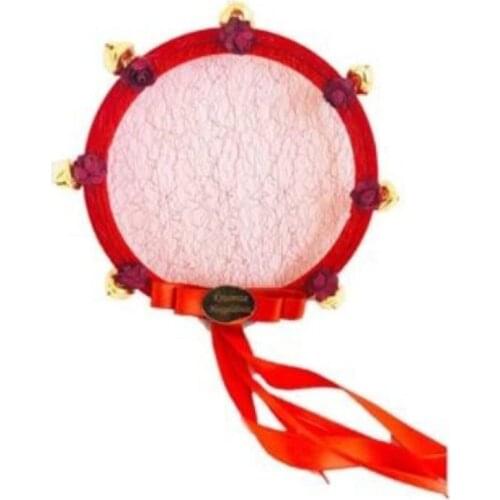 Bridal Tambourine Ruched Red Color Zilli wedding bride mariage хна henna