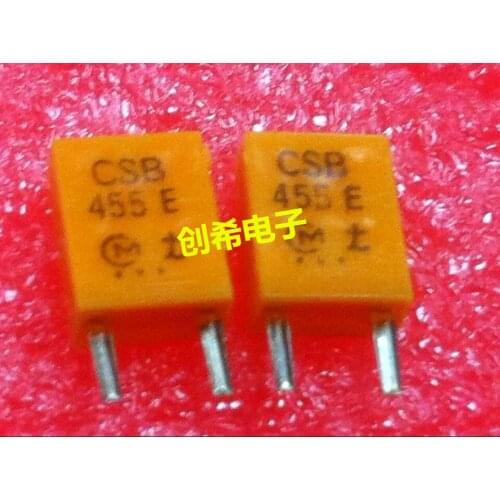 High - end remote control crystal Japan earthquake high stability CSB455E 455KHZ
