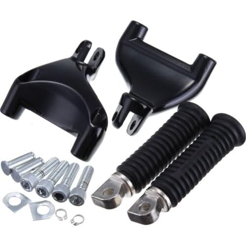 Motorcycle Replacement Peg Mount with Rear Foot Pegs Foot Rests Footrests For Harley Sportster 883 1200 XL 2004-2013 2012 2011