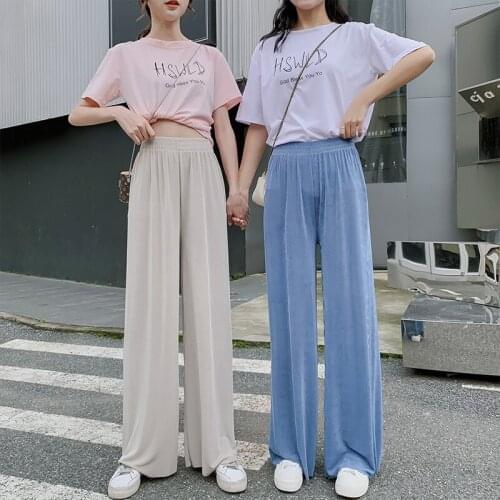 Fashion Corduroy Pants Twotwinstyle Sweatpants Women Punk Korean Pants Wide Leg Pants